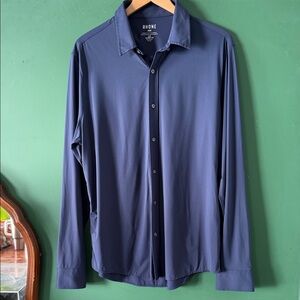 Rhone Commuter Mens L Navy Shirt - Classic Fit